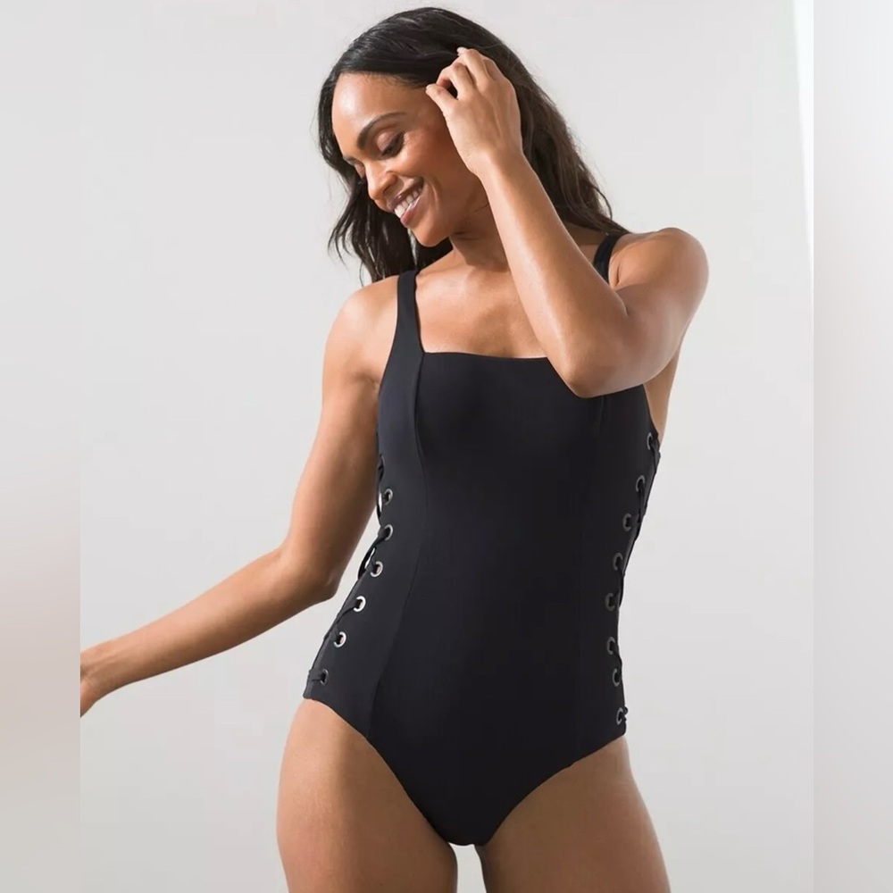 AMORESSA Bondi Moonraker Miraclesuit Black One Piece size 8 NWT $182